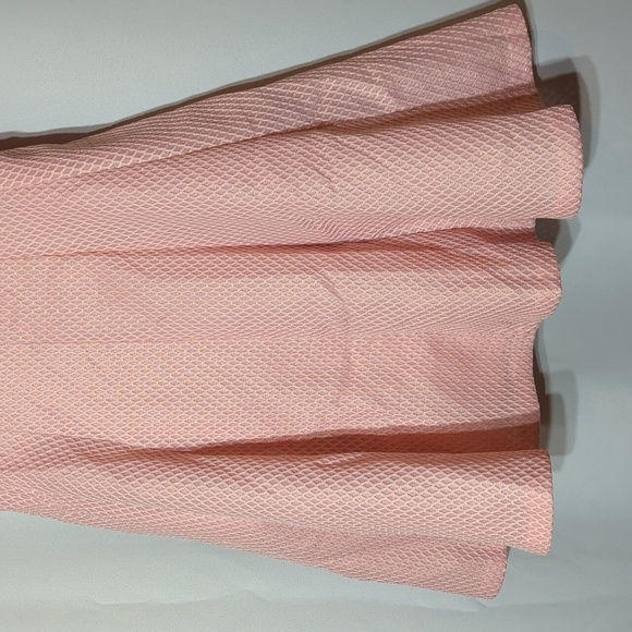 Anthropologie Marc Bouwer Textured Knit Cap Sleeve Notch Neck Zip Back Dress - Picture 3 of 12